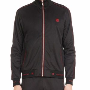 Givenchy Men’s 4G Logo Jacket with Velvet Piping
